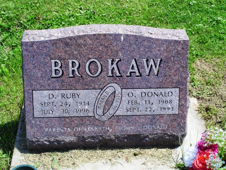BROKAW, OL DONALD - Jones County, Iowa | OL DONALD BROKAW 