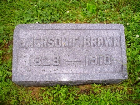 BROWN, EMERSON E - Jones County, Iowa | EMERSON E BROWN 