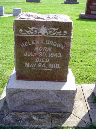 BROWN, HELEN A - Jones County, Iowa | HELEN A BROWN 