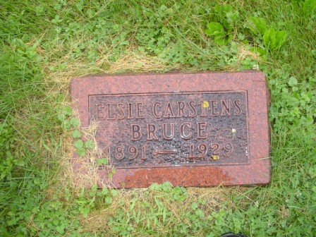 CARSTENS BRUCE, ELSIE - Jones County, Iowa | ELSIE CARSTENS BRUCE 