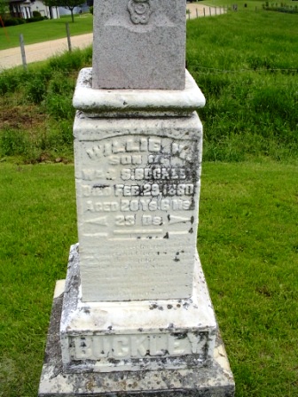 BUCKLEY, WILLIE H - Jones County, Iowa | WILLIE H BUCKLEY 