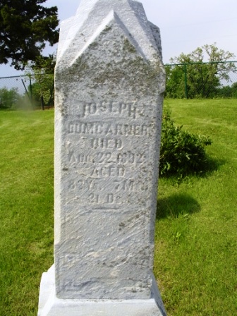 BUMGARNER, JOSEPH - Jones County, Iowa | JOSEPH BUMGARNER 