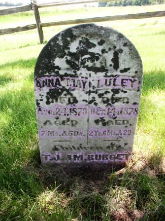 BURGET, ANNA MAY - Jones County, Iowa | ANNA MAY BURGET 
