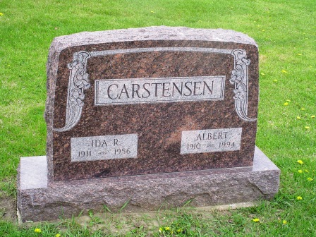 CARSTENSEN, IDA R - Jones County, Iowa | IDA R CARSTENSEN 