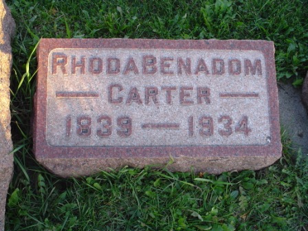 CARTER, RHODA - Jones County, Iowa | RHODA CARTER 