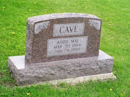CAVE, ADDIE MAE - Jones County, Iowa | ADDIE MAE CAVE 