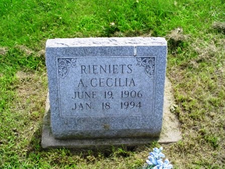CECILIA, RIENEITS A - Jones County, Iowa | RIENEITS A CECILIA 
