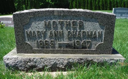 BISHOP CHAPMAN, MARY ANN - Jones County, Iowa | MARY ANN BISHOP CHAPMAN 