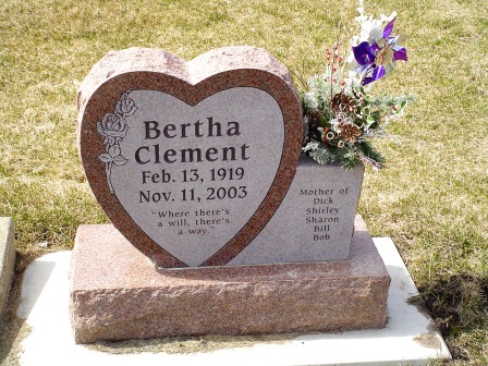 CLEMENT, BERTHA - Jones County, Iowa | BERTHA CLEMENT 