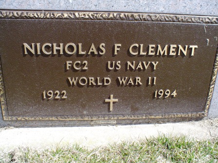 CLEMENT, NICHOLAS F - Jones County, Iowa | NICHOLAS F CLEMENT 
