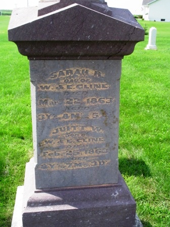 CLINE, SARAH R - Jones County, Iowa | SARAH R CLINE 
