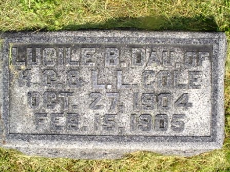 COLE, LUCILE B - Jones County, Iowa | LUCILE B COLE 
