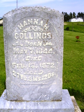 COLLINGS, HANNAH - Jones County, Iowa | HANNAH COLLINGS 