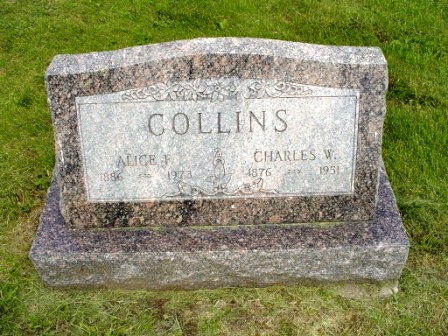 COLLINS, ALICE F - Jones County, Iowa | ALICE F COLLINS 