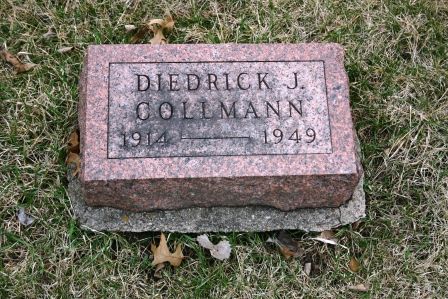 COLLMANN, DIEDRICK J - Jones County, Iowa | DIEDRICK J COLLMANN 