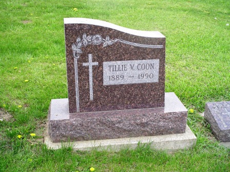 COON, TILLIE V - Jones County, Iowa | TILLIE V COON 