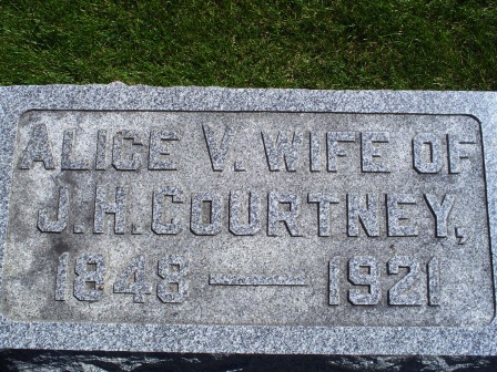 COURTNEY, ALICE V. - Jones County, Iowa | ALICE V. COURTNEY 