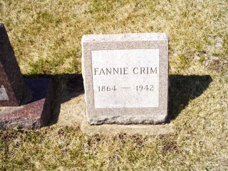 CRIM, FANNIE - Jones County, Iowa | FANNIE CRIM 