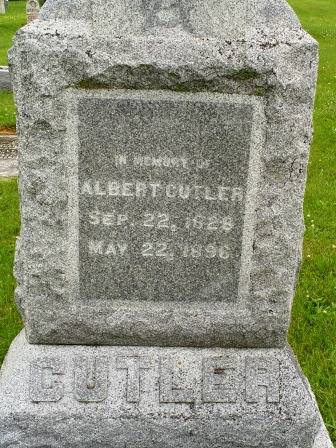 CUTLER, ALBERT - Jones County, Iowa | ALBERT CUTLER 