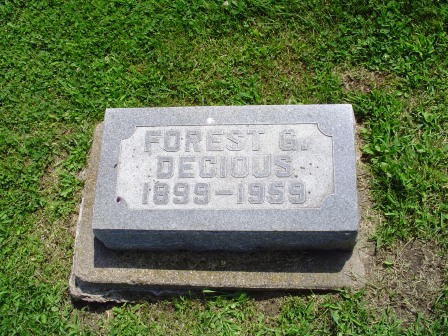 DECIOUS, FOREST G - Jones County, Iowa | FOREST G DECIOUS 