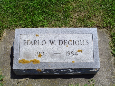 DECIOUS, HARLO W - Jones County, Iowa | HARLO W DECIOUS 
