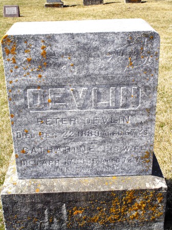 DEVLIN, CATHARINE - Jones County, Iowa | CATHARINE DEVLIN 