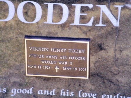 DODEN, VERNON HENRY - Jones County, Iowa | VERNON HENRY DODEN 