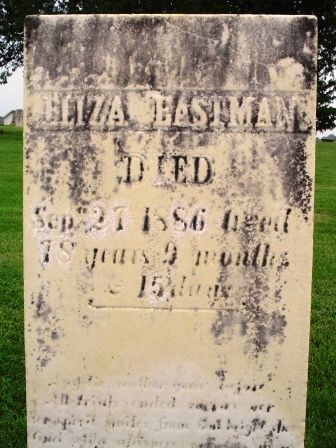 EASTMAN, ELIZA - Jones County, Iowa | ELIZA EASTMAN 