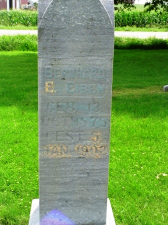 EIBEN, BERNHARD E - Jones County, Iowa | BERNHARD E EIBEN 