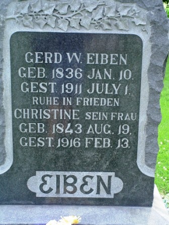 EIBEN, GERD W - Jones County, Iowa | GERD W EIBEN 