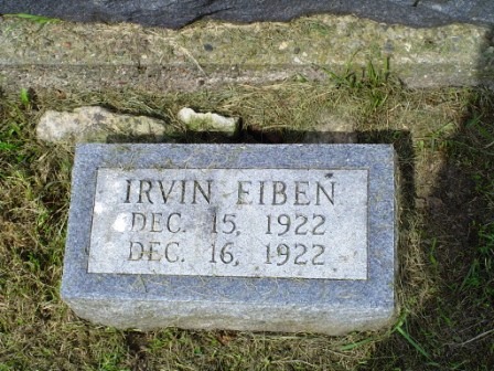 EIBEN, IRVIN - Jones County, Iowa | IRVIN EIBEN 