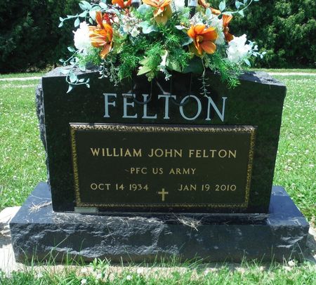 FELTON, WILLIAM JOHN - Jones County, Iowa | WILLIAM JOHN FELTON 
