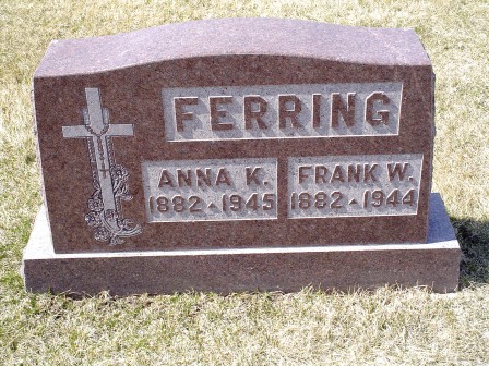 FERRING, FRANK W - Jones County, Iowa | FRANK W FERRING 