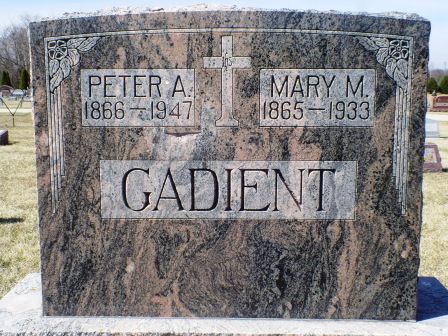 GADIENT, MARY M - Jones County, Iowa | MARY M GADIENT 