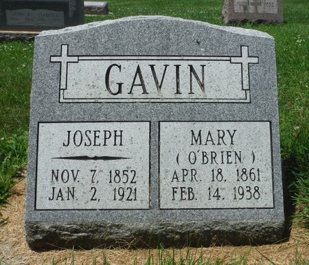O'BRIEN GAVIN, MARY - Jones County, Iowa | MARY O'BRIEN GAVIN 