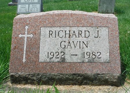 GAVIN, RICHARD J. - Jones County, Iowa | RICHARD J. GAVIN 