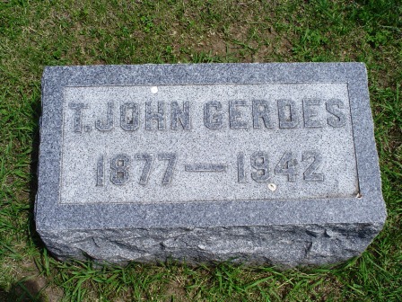 GERDES, T. JOHN - Jones County, Iowa | T. JOHN GERDES 
