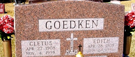 GOEDKEN, CLETUS - Jones County, Iowa | CLETUS GOEDKEN 