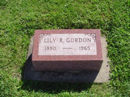 GORDON, LILY R - Jones County, Iowa | LILY R GORDON 