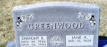 GREENWOOD, DWIGHT E - Jones County, Iowa | DWIGHT E GREENWOOD 