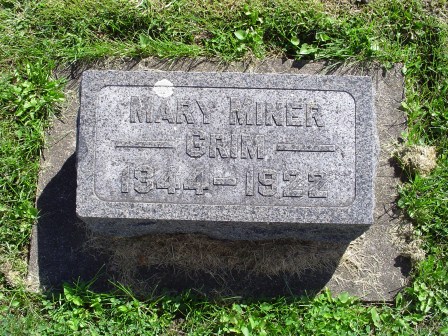 MINER GRIM, MARY - Jones County, Iowa | MARY MINER GRIM 