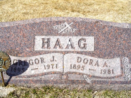 HAAG, GREGOR J - Jones County, Iowa | GREGOR J HAAG 