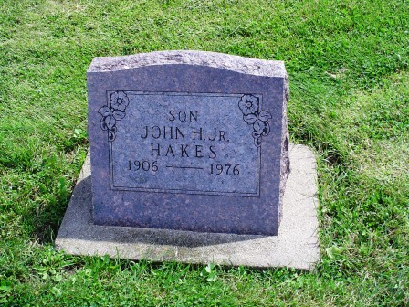 HAKES, JOHN H  JR. - Jones County, Iowa | JOHN H  JR. HAKES 