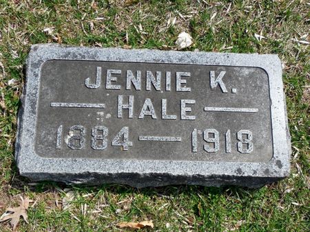 HALE, JENNIE K. - Jones County, Iowa | JENNIE K. HALE 
