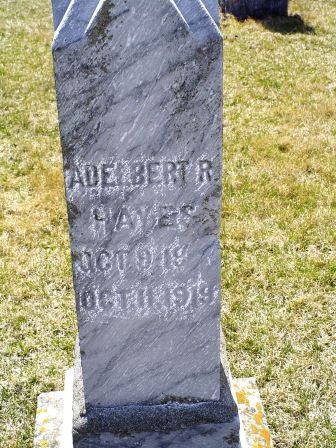 HAYES, ADELBERT R - Jones County, Iowa | ADELBERT R HAYES 