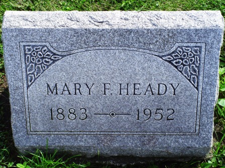 HEADY, MARY F - Jones County, Iowa | MARY F HEADY 