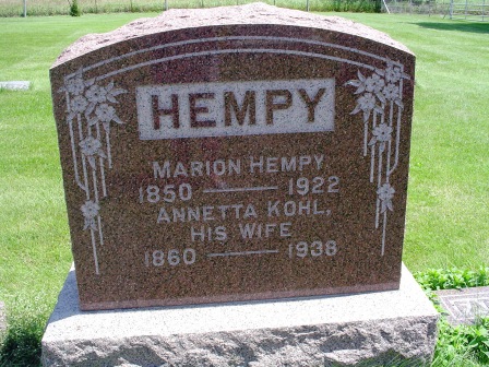 KOHL HEMPY, ANNETTA - Jones County, Iowa | ANNETTA KOHL HEMPY 