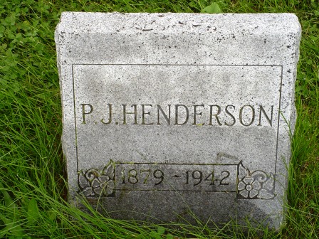 HENDERSON, P J - Jones County, Iowa | P J HENDERSON 