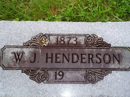 HENDERSON, W. J. - Jones County, Iowa | W. J. HENDERSON 