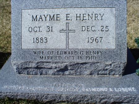 HENRY, MAYME E - Jones County, Iowa | MAYME E HENRY 